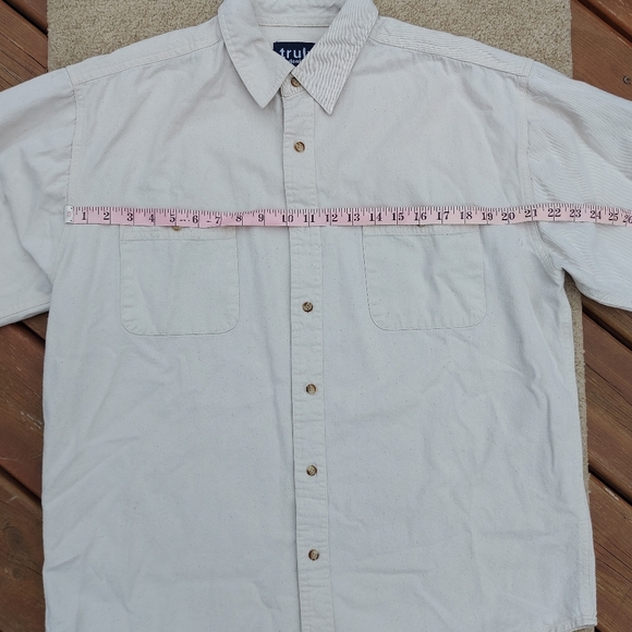 Cream Denim Button Down - Picture 7 of 8